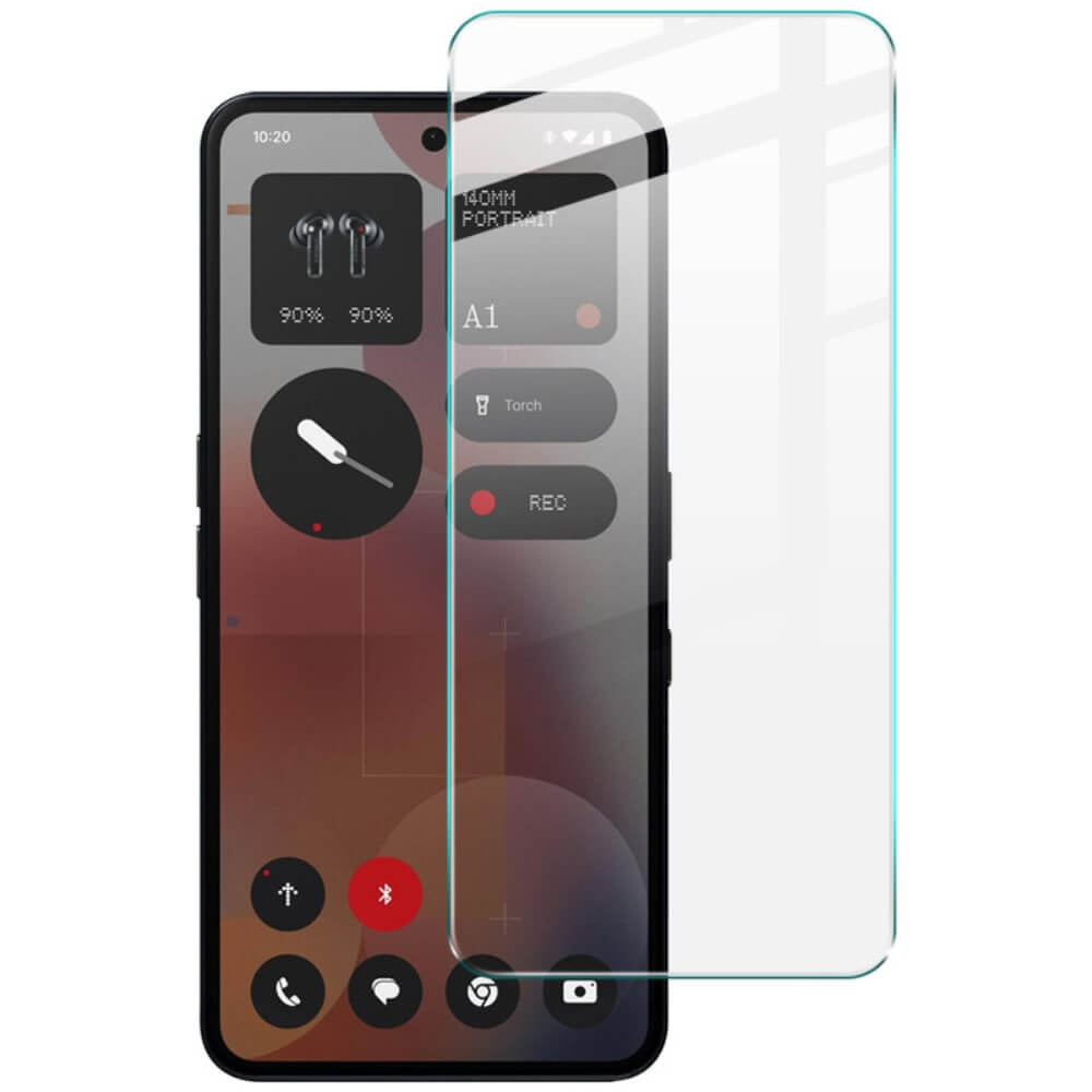 Das Imak IMAK Panzerglas-Display für Nothing Phone (3a)/(3a) Pro bietet ein hochempfindliches Display und wird mit einer 9H-Schutzfolie aus Glas über dem Bildschirm geliefert.