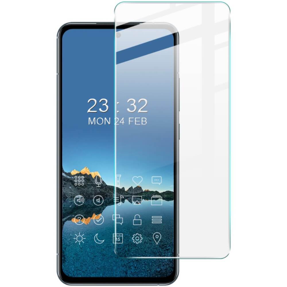 Beim Nokia X30 ist die Imak Panzerglas Display-Schutzfolie perfekt auf dem Bildschirm ausgerichtet.
