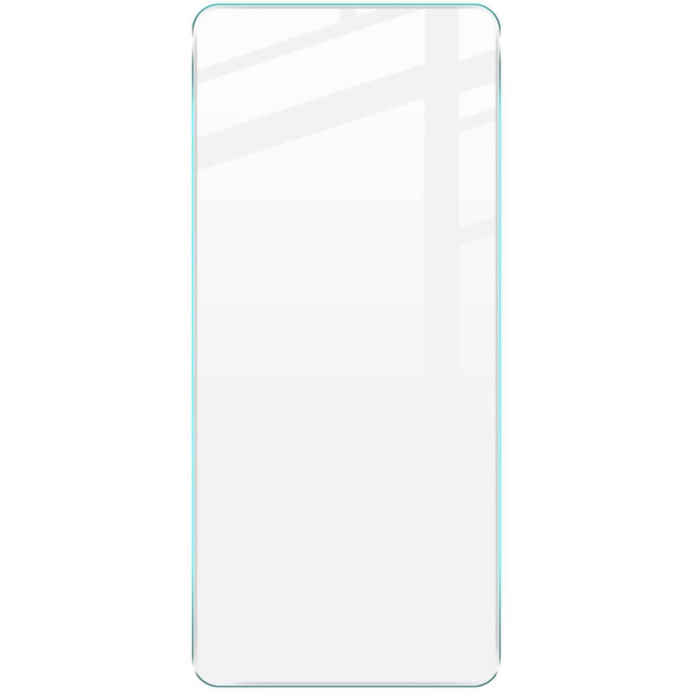Das Imak Nokia X30 – IMAK Panzerglas Display ist ein klarer Displayschutz mit abgerundeten Ecken, abgebildet auf weißem Hintergrund.