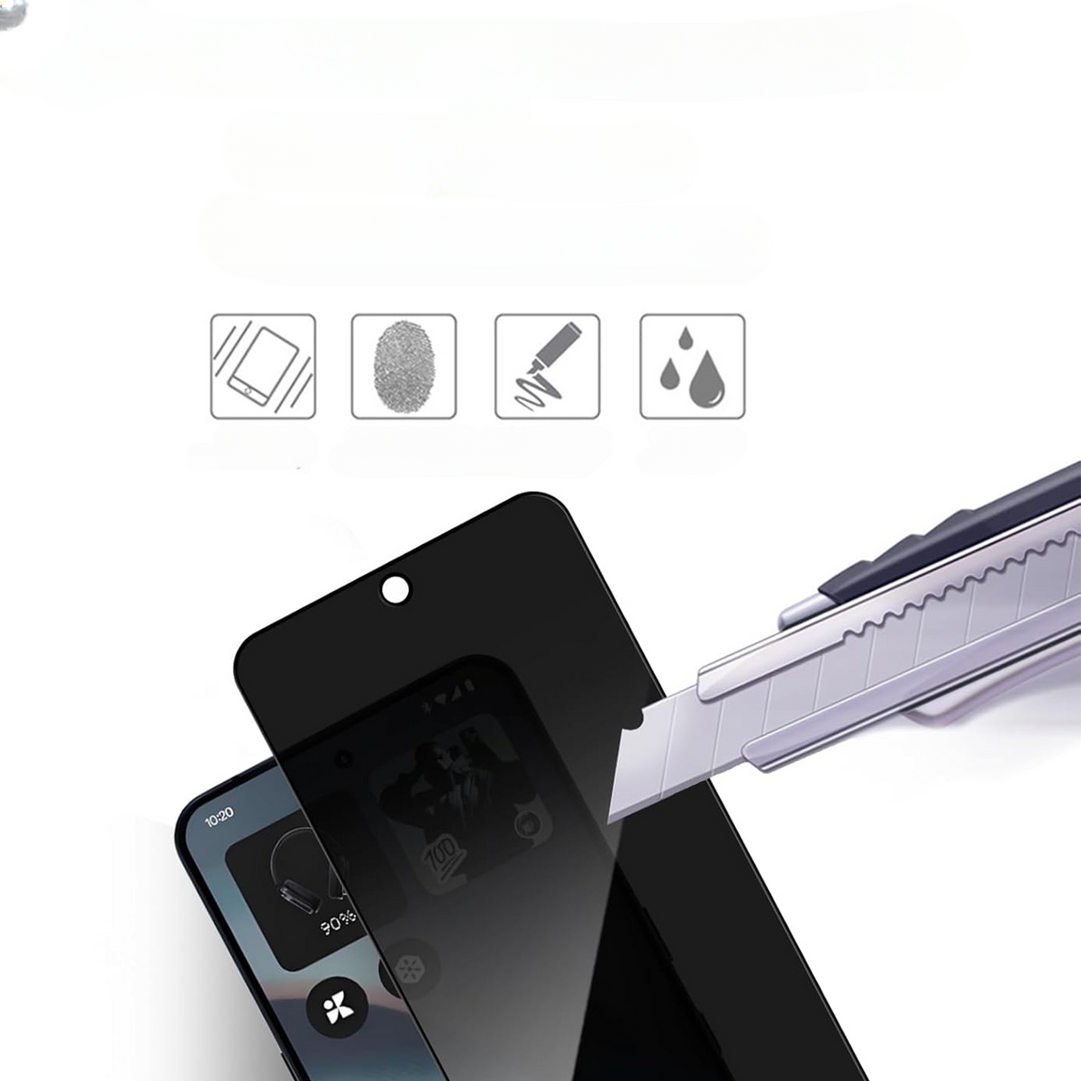 Nothing Phone (4a) Pro - Panzerglas Display Privacy Anti-Spy