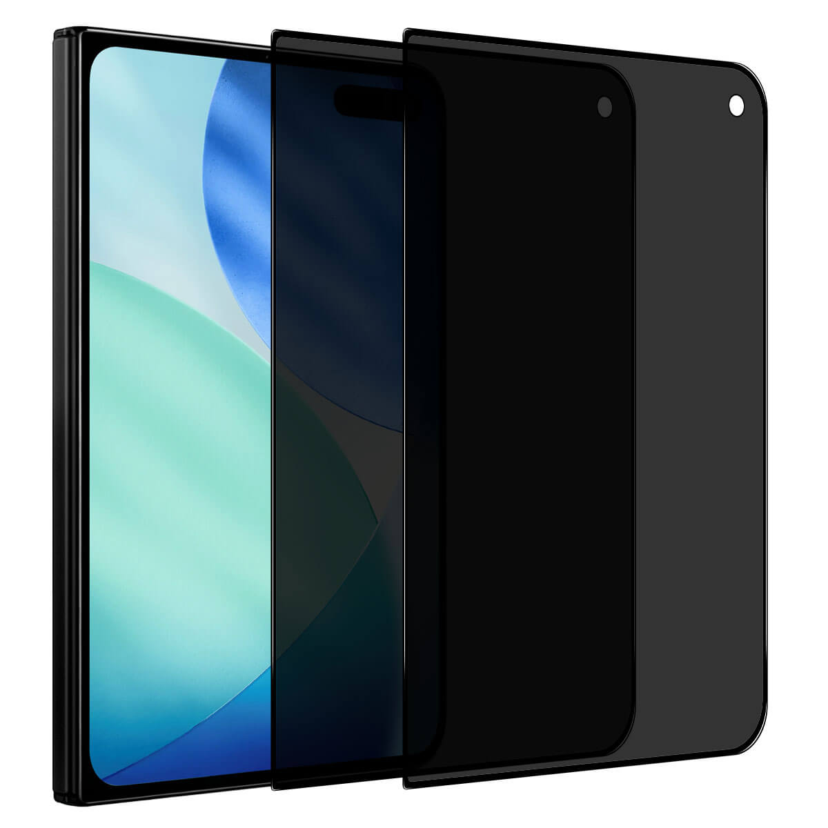 iPhone Duo - NORTHJO 2 Stk. Panzerglas Display Privacy Anti-Spy