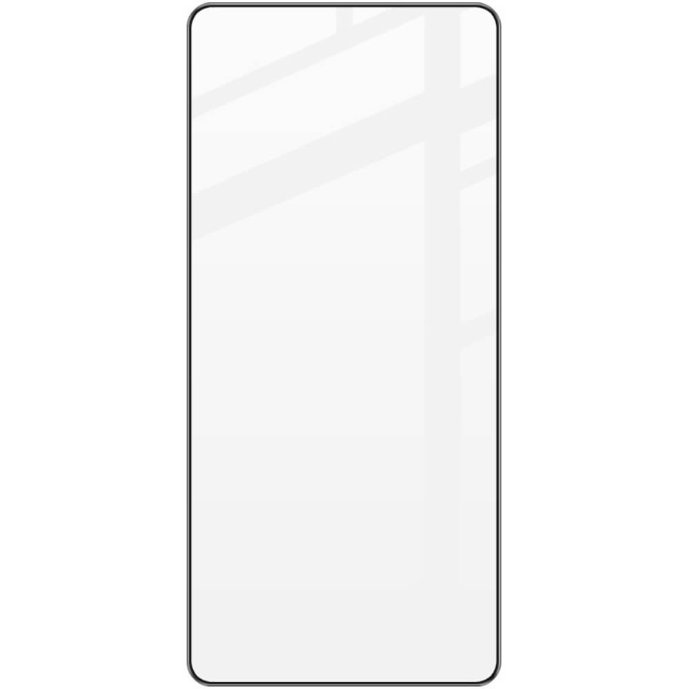 Ein hoher, rechteckiger Spiegel mit abgerundeten Ecken und einem schmalen schwarzen Rahmen, inspiriert vom eleganten Stil des Imak Xiaomi Poco X6 Pro – IMAK Panzerglas Display.