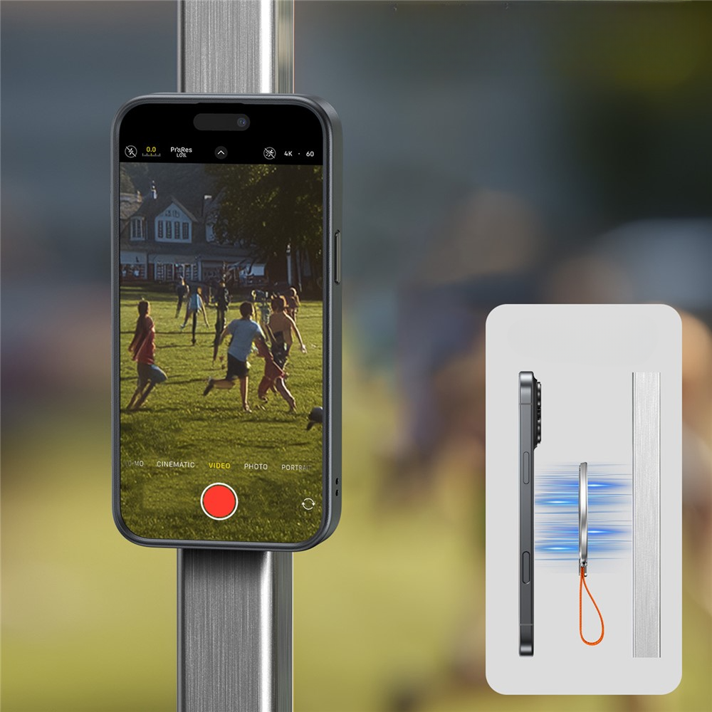 TORRAS Ostand Ring Supporto MagSafe con anello 360° argento