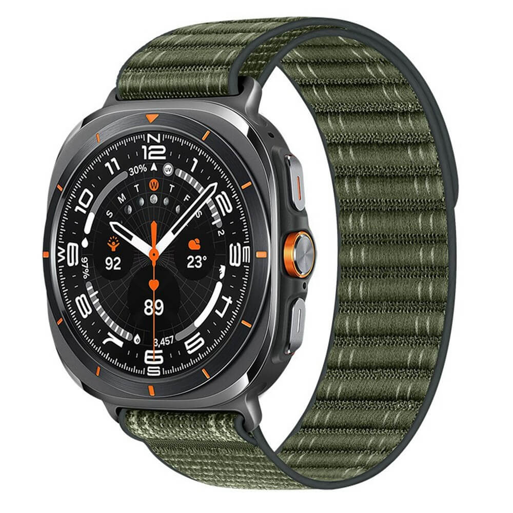 Galaxy Watch Ultra (47mm) - Nylon Ersatz Armband mit Klettverschluss