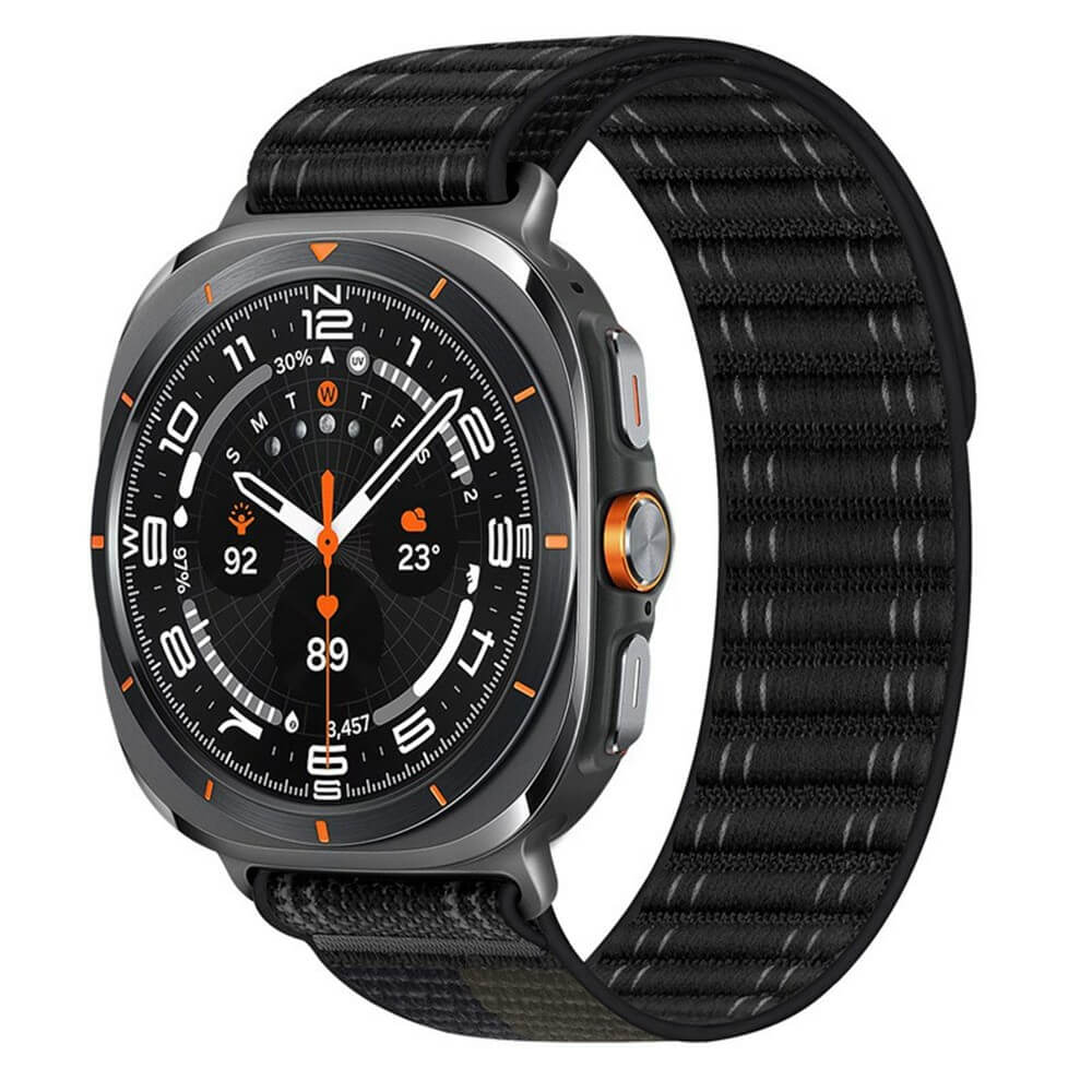 Galaxy Watch Ultra (47mm) - Nylon Ersatz Armband mit Klettverschluss