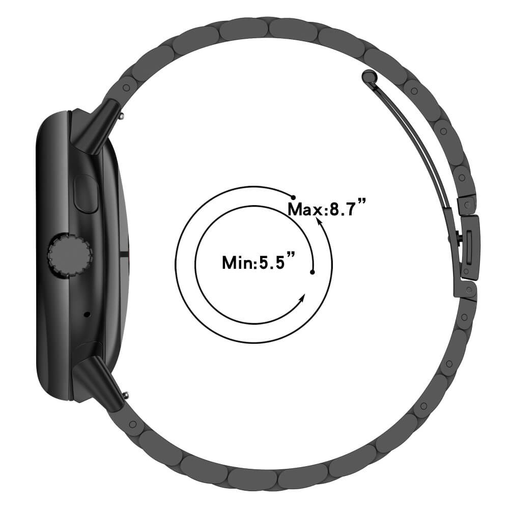 Google Pixel Watch 3 - 45mm - Edelstahl Armband Maschen