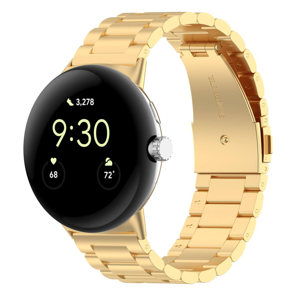 Google Pixel Watch 3 - 45mm - Edelstahl Armband Maschen