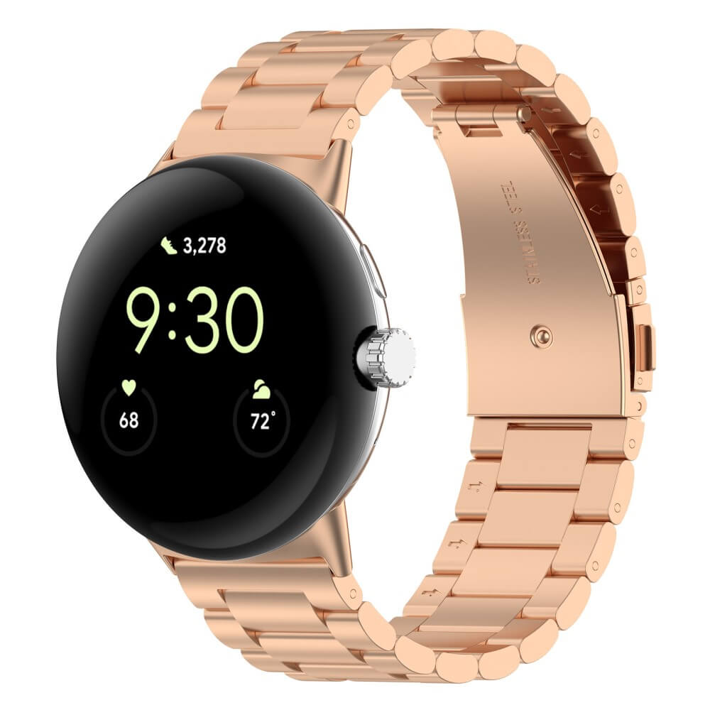 Google Pixel Watch 3 - 45mm - Edelstahl Armband Maschen