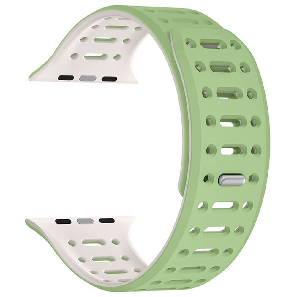 Apple Watch 42/41/40mm - Silicone Sport Bracelet Two-Tone