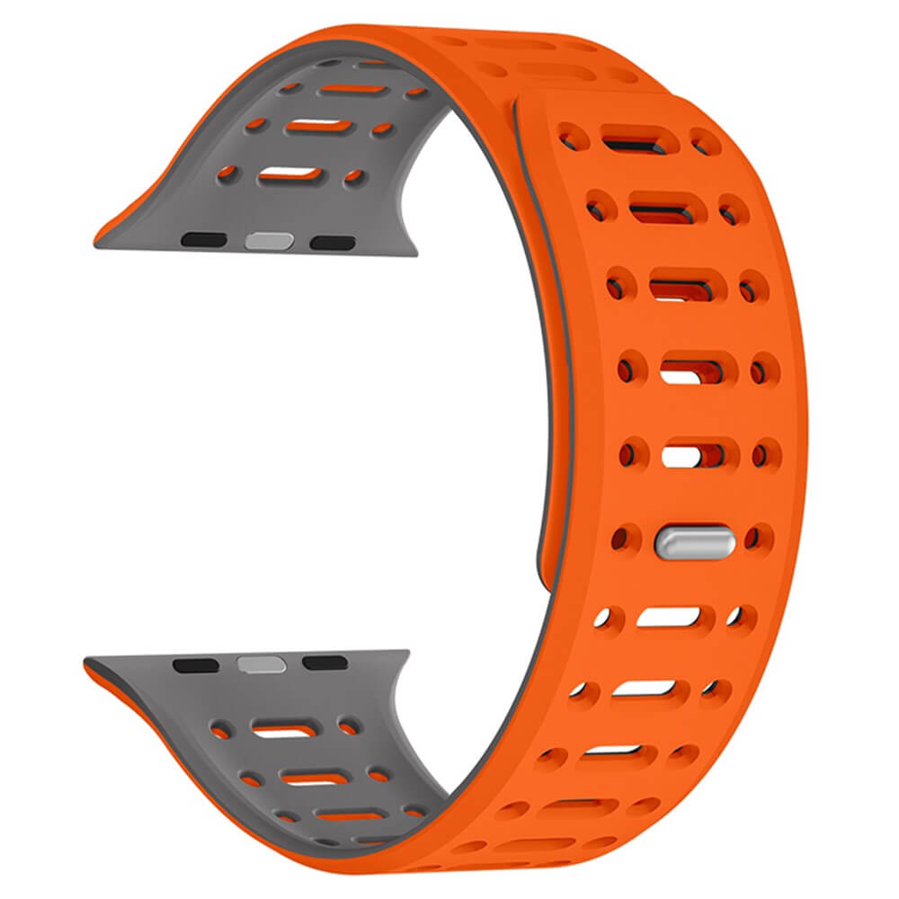 Apple Watch 42/41/40mm - Silicone Sport Bracelet Two-Tone