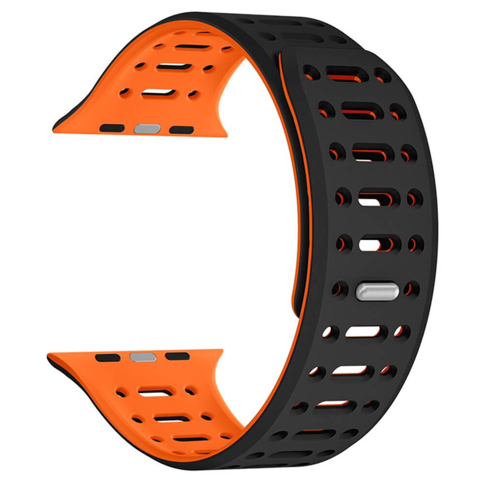 Apple Watch 42/41/40mm - Silicone Sport Bracelet Two-Tone