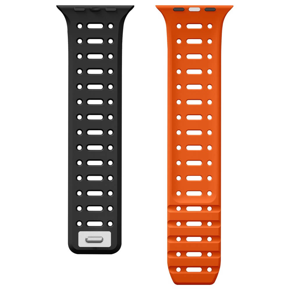 Apple Watch 42/41/40mm - Silicone Sport Bracelet Two-Tone