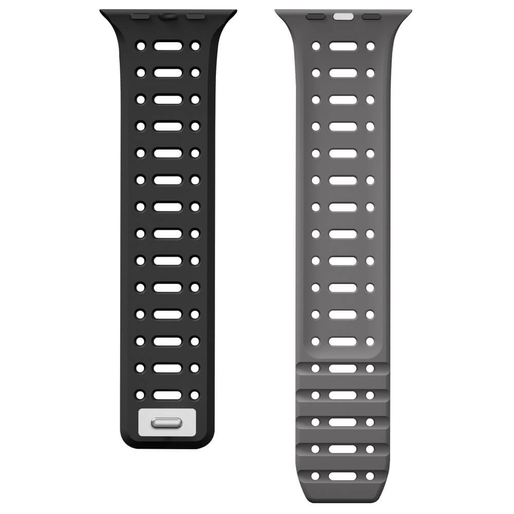 Apple Watch 42/41/40mm - Silicone Sport Bracelet Two-Tone