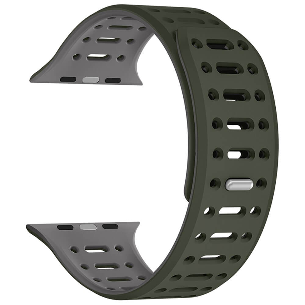Apple Watch 42/41/40mm - Silicone Sport Bracelet Two-Tone