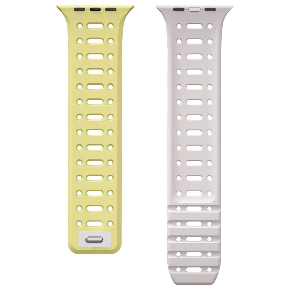Apple Watch 42/41/40mm - Silicone Sport Bracelet Two-Tone