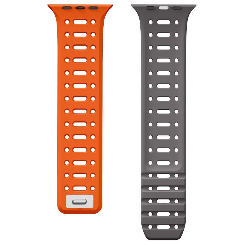 Apple Watch 44/45/46/49mm - Cinturino sportivo in silicone bicolore