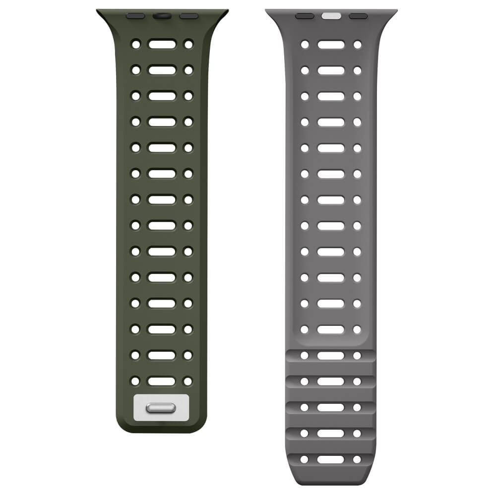 Apple Watch 44/45/46/49mm - Cinturino sportivo in silicone bicolore