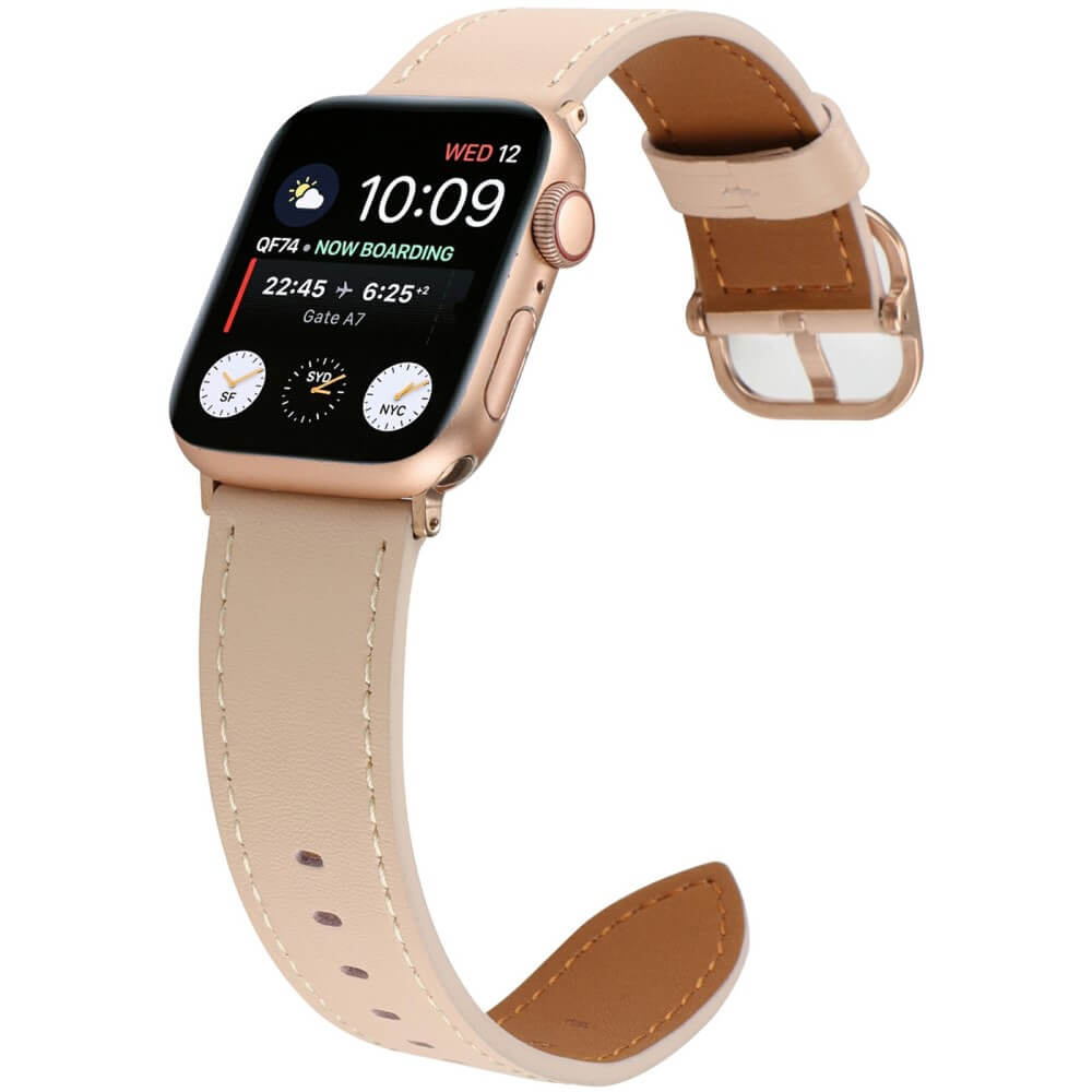Apple Watch 44/45/46/49mm - Ersatzband Armband Leder