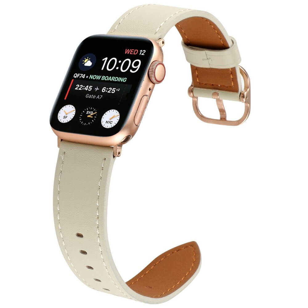 Apple Watch 44/45/46/49mm - Ersatzband Armband Leder