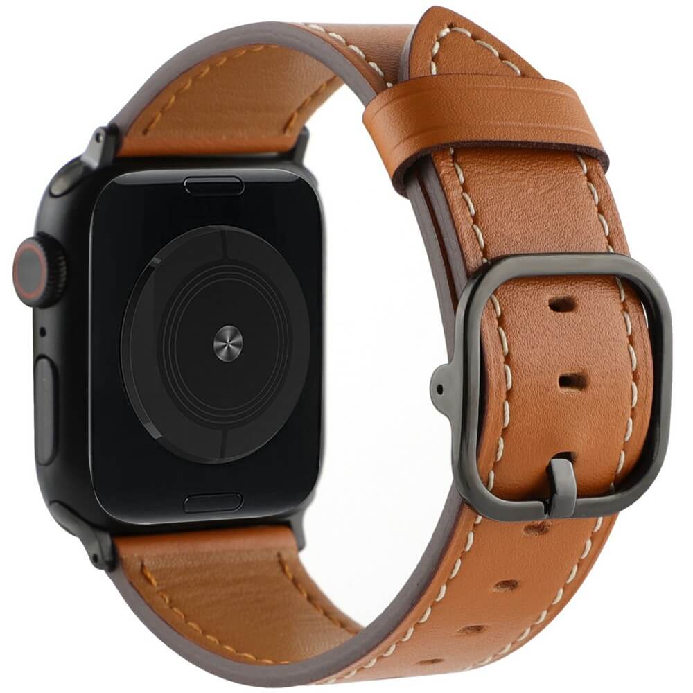 Apple Watch 44/45/46/49mm - Ersatzband Armband Leder