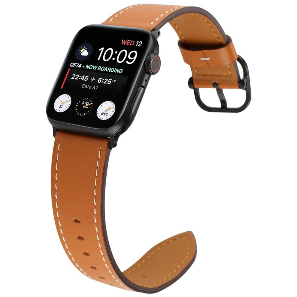 Apple Watch 44/45/46/49mm - Ersatzband Armband Leder