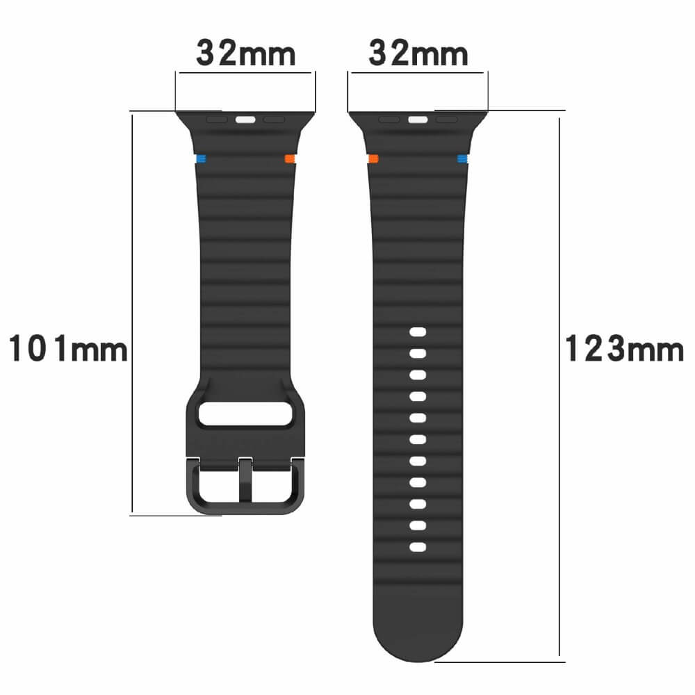 Apple Watch 42/41/40mm - Silikon Sportarmband Ersatzband