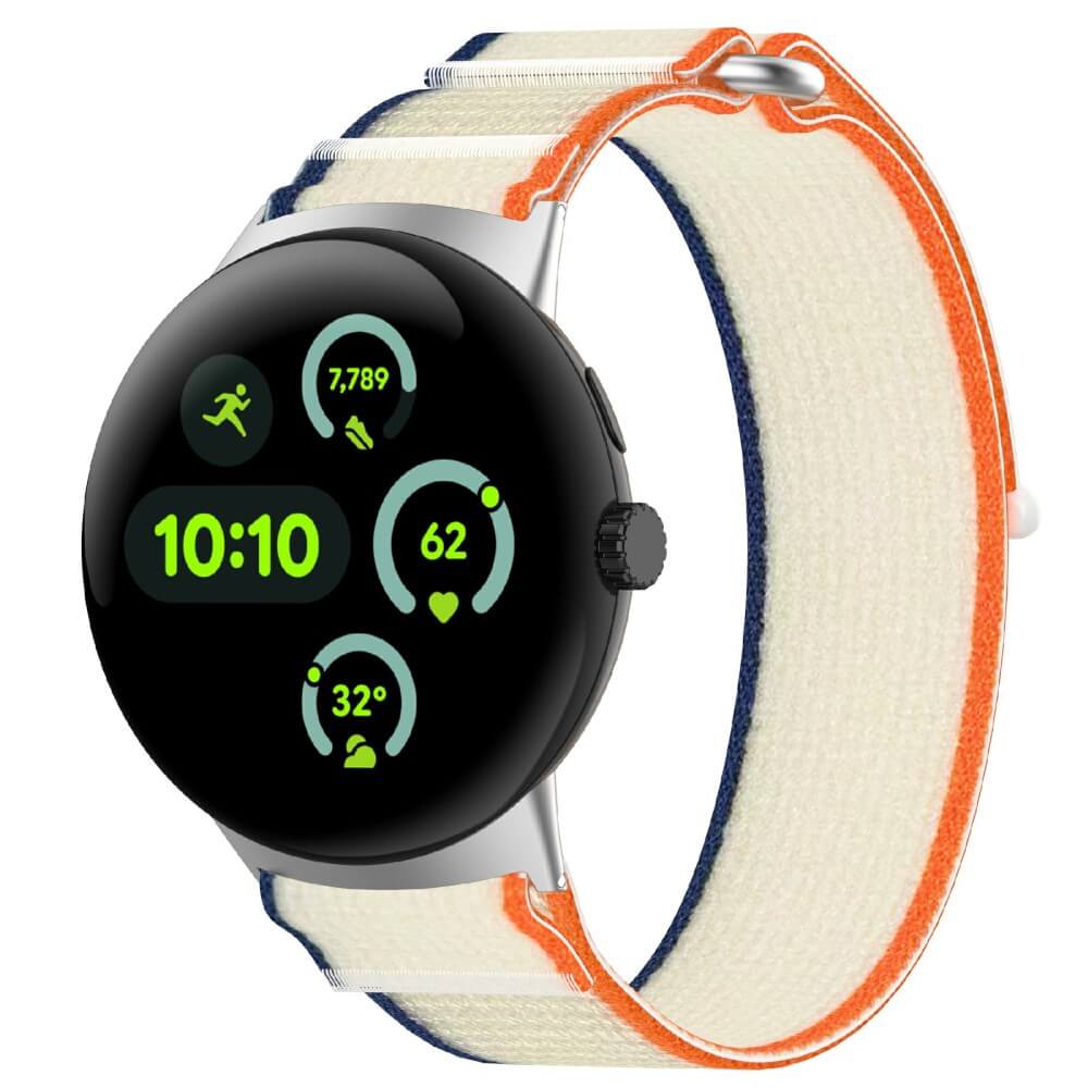 Google Pixel Watch 3 - 45mm - Cinturino nylon flessibile con velcro
