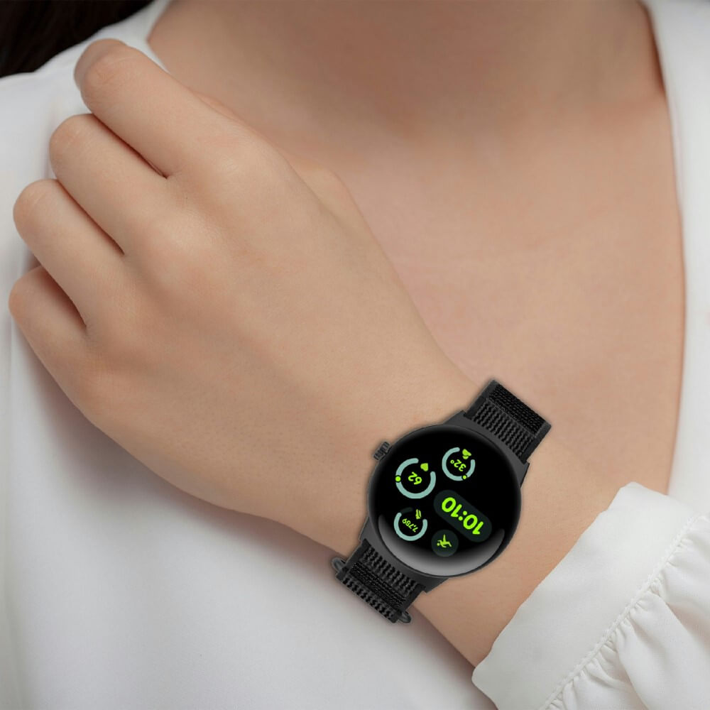 Google Pixel Watch 3 - 45mm - Cinturino nylon flessibile con velcro