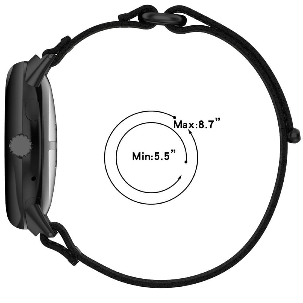 Google Pixel Watch 3 - 45mm - Cinturino nylon flessibile con velcro