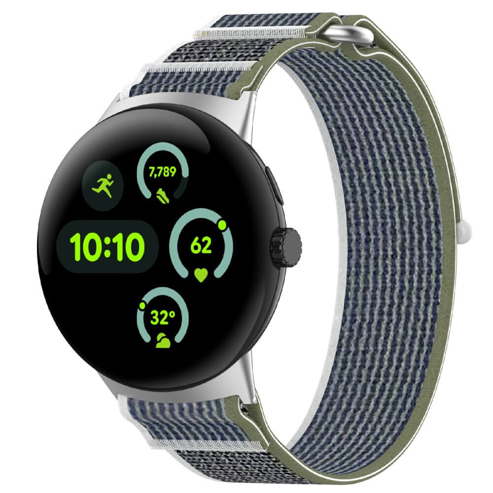 Google Pixel Watch 3 - 45mm - Cinturino nylon flessibile con velcro