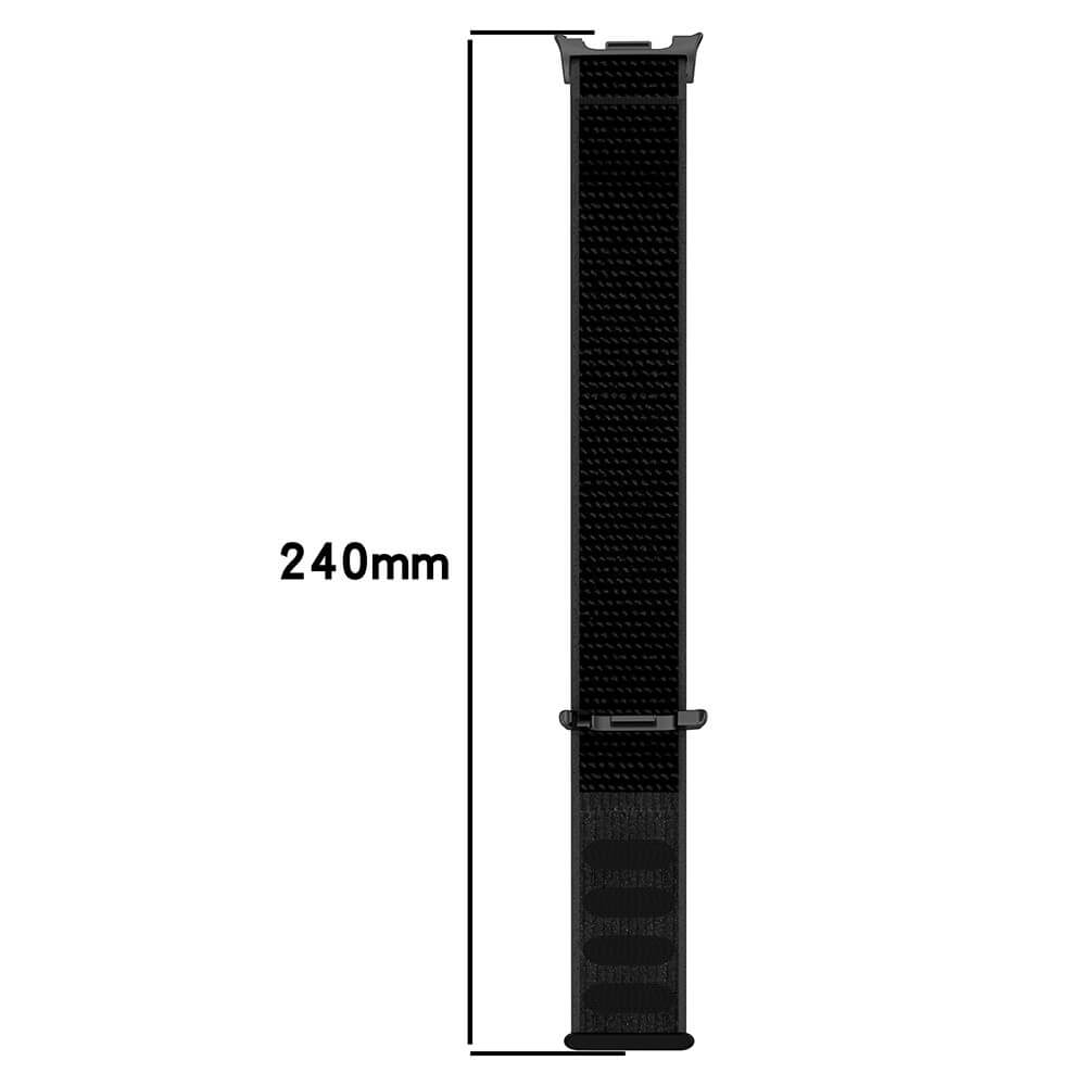 Samsung Galaxy Watch 8 / Galaxy Watch 8 Classic - Cinturino nylon flessibile con velcro