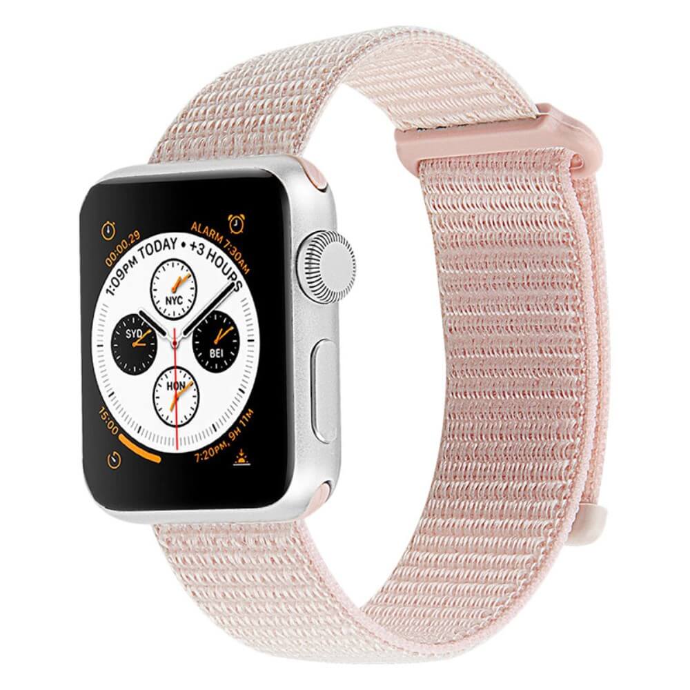 Apple Watch 44/45/46/49mm - Braided Nylon Fabric Strap with Velcro