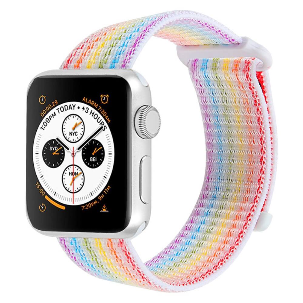 Apple Watch 44/45/46/49mm - Braided Nylon Fabric Strap with Velcro