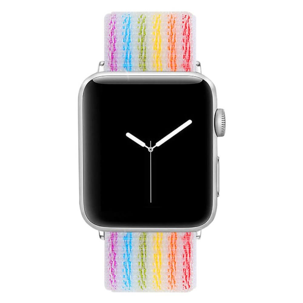 Apple Watch 44/45/46/49mm - Braided Nylon Fabric Strap with Velcro