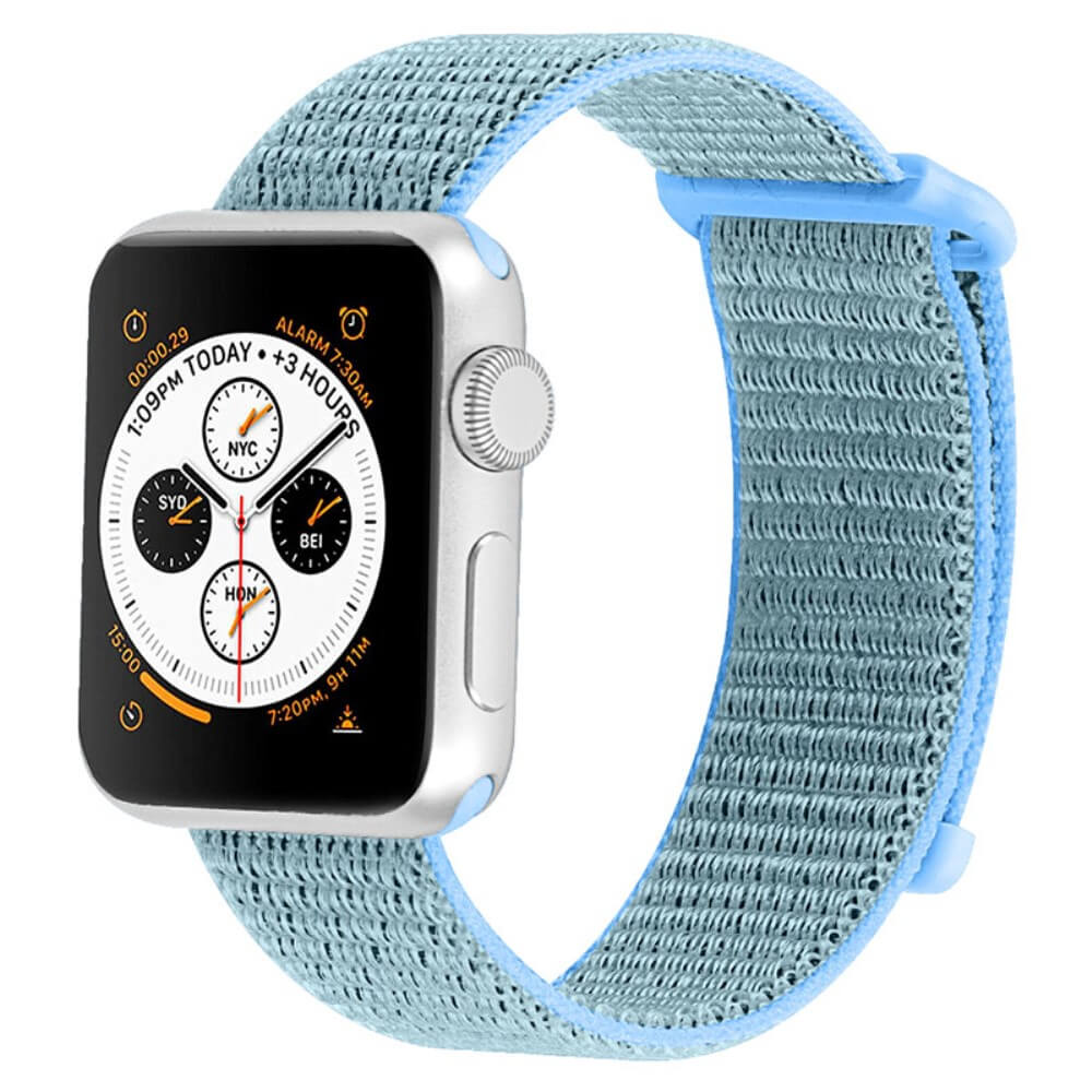 Apple Watch 44/45/46/49mm - Braided Nylon Fabric Strap with Velcro