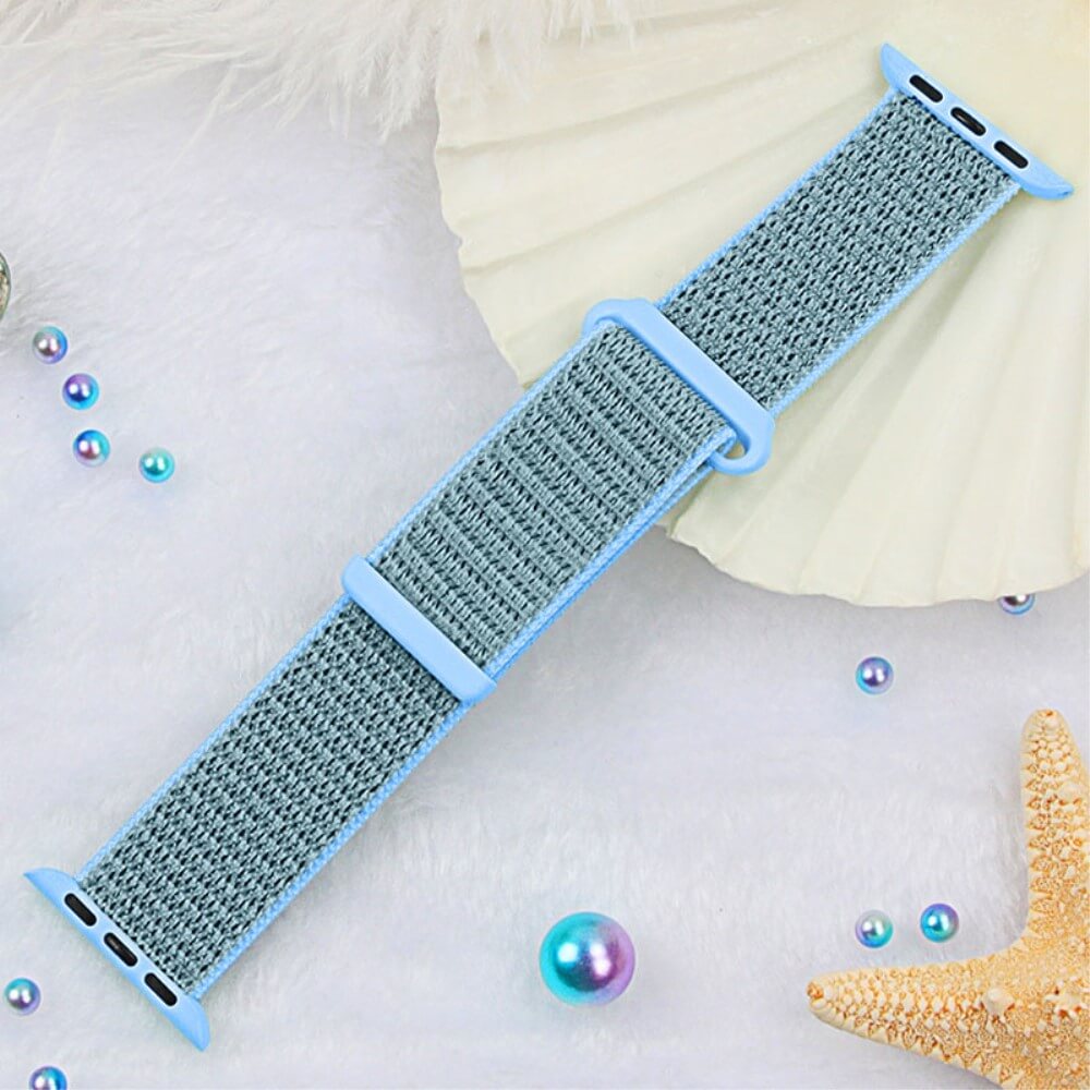 Apple Watch 44/45/46/49mm - Braided Nylon Fabric Strap with Velcro