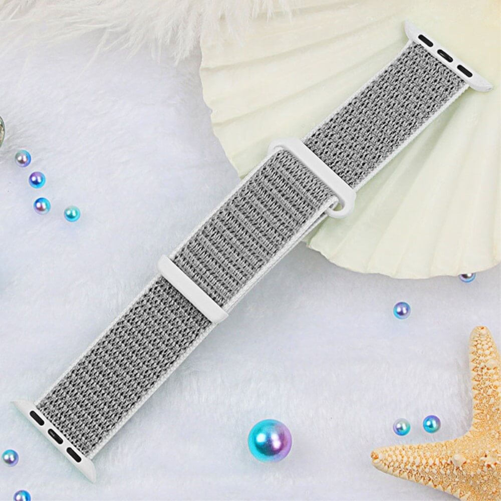 Apple Watch 44/45/46/49mm - Braided Nylon Fabric Strap with Velcro