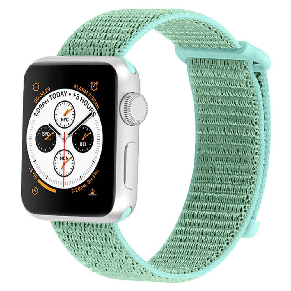 Apple Watch 44/45/46/49mm - Braided Nylon Fabric Strap with Velcro