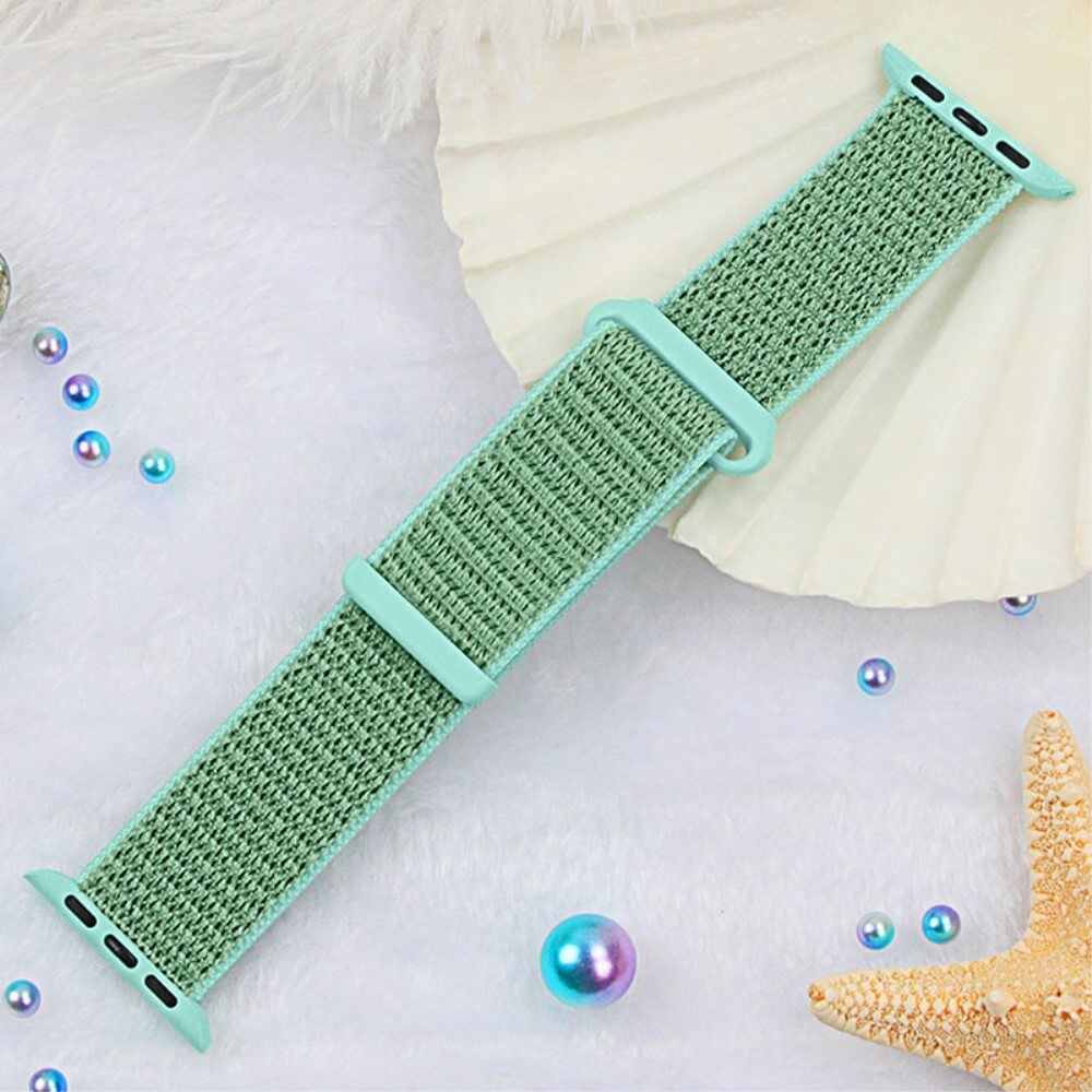 Apple Watch 44/45/46/49mm - Braided Nylon Fabric Strap with Velcro