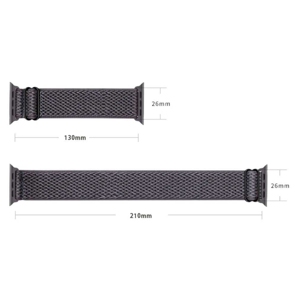 Apple Watch 44/45/46/49mm - Flexible Nylon Fabric Replacement Strap