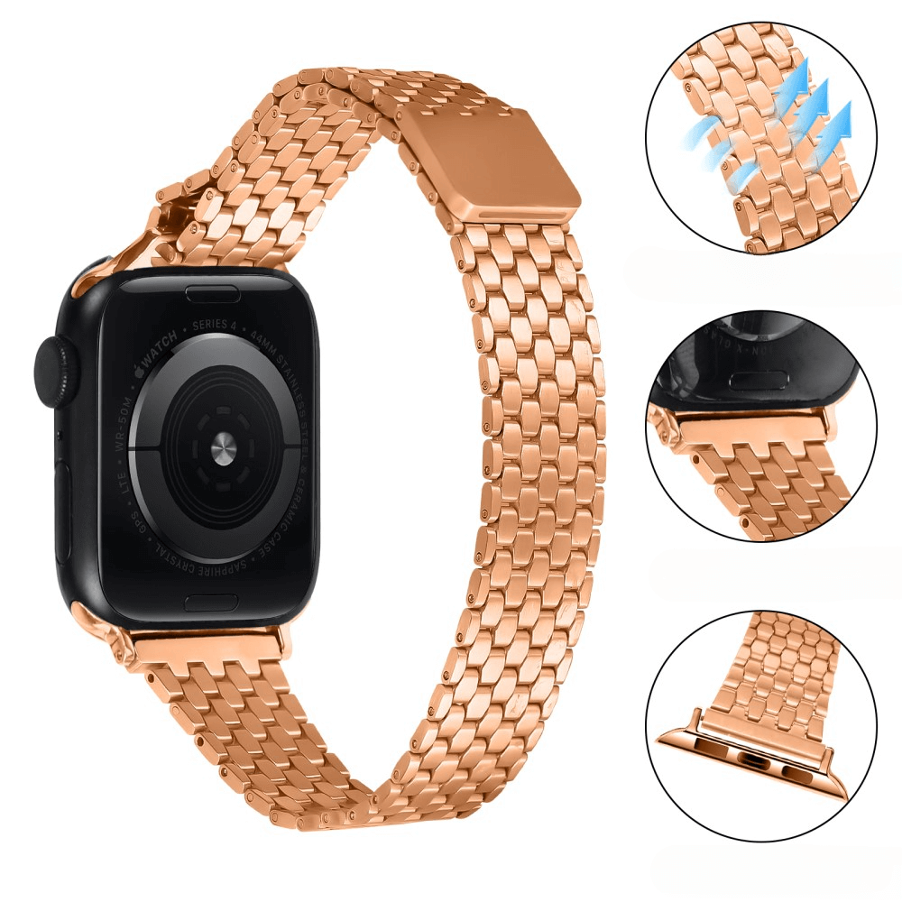 Apple Watch 44/45/49mm - Cinturino magnetico in acciaio inossidabile