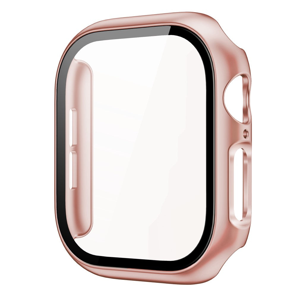 Cover-Discount Apple Watch 10 â 46 mm Hartschalen-Gehäuse mit Panzerglas in RosĂŠgold, speziell entworfen fĂźr optimalen Schutz.