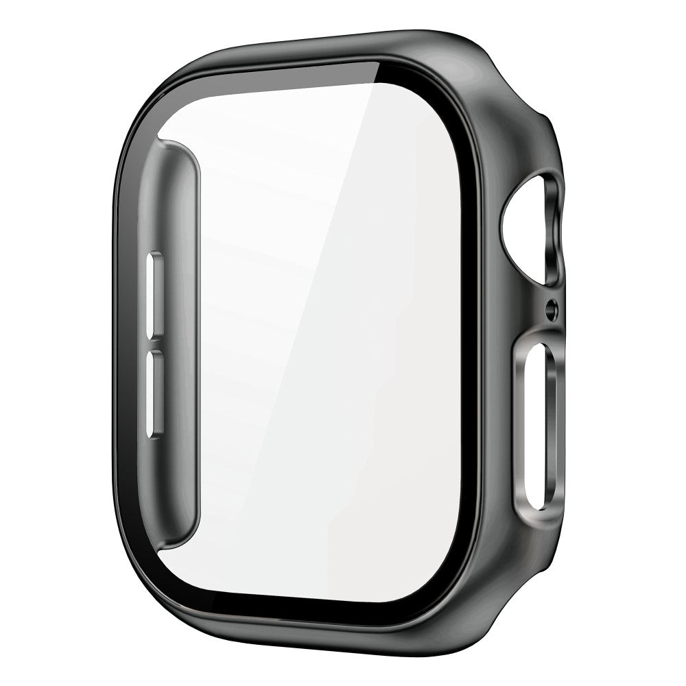 SchĂźtzen Sie Ihre Apple Watch 10 (46 mm) mit dem Hartschalen-Case mit Panzerglas von Cover-Discount â schwarzes und klares Design, präzise Aussparungen fĂźr Tasten und Bildschirm sowie integriertes Hartglas fĂźr zusätzlichen Schutz.