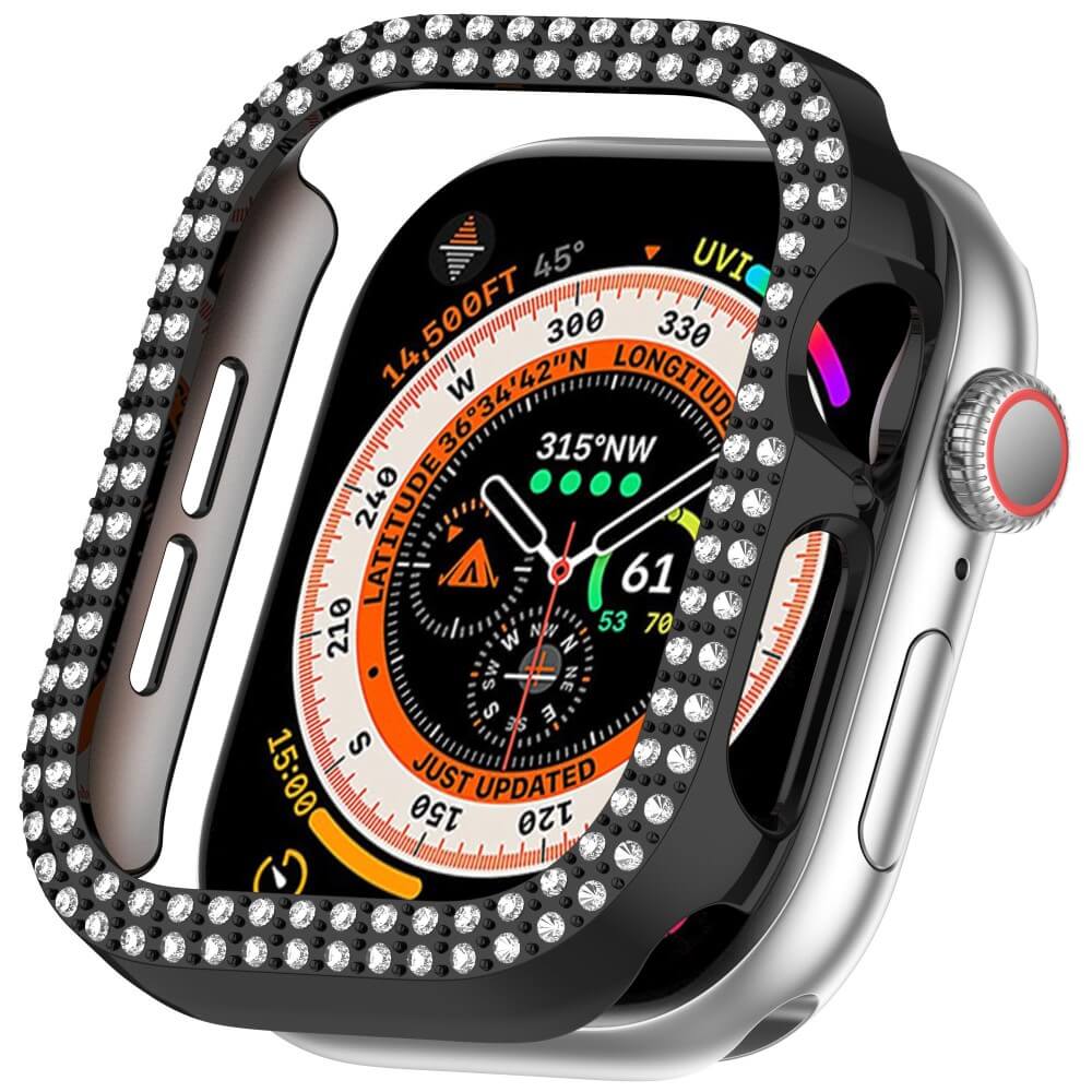 Apple Watch 10 / 11 - 42mm - Glitzer Strass Schutz Case