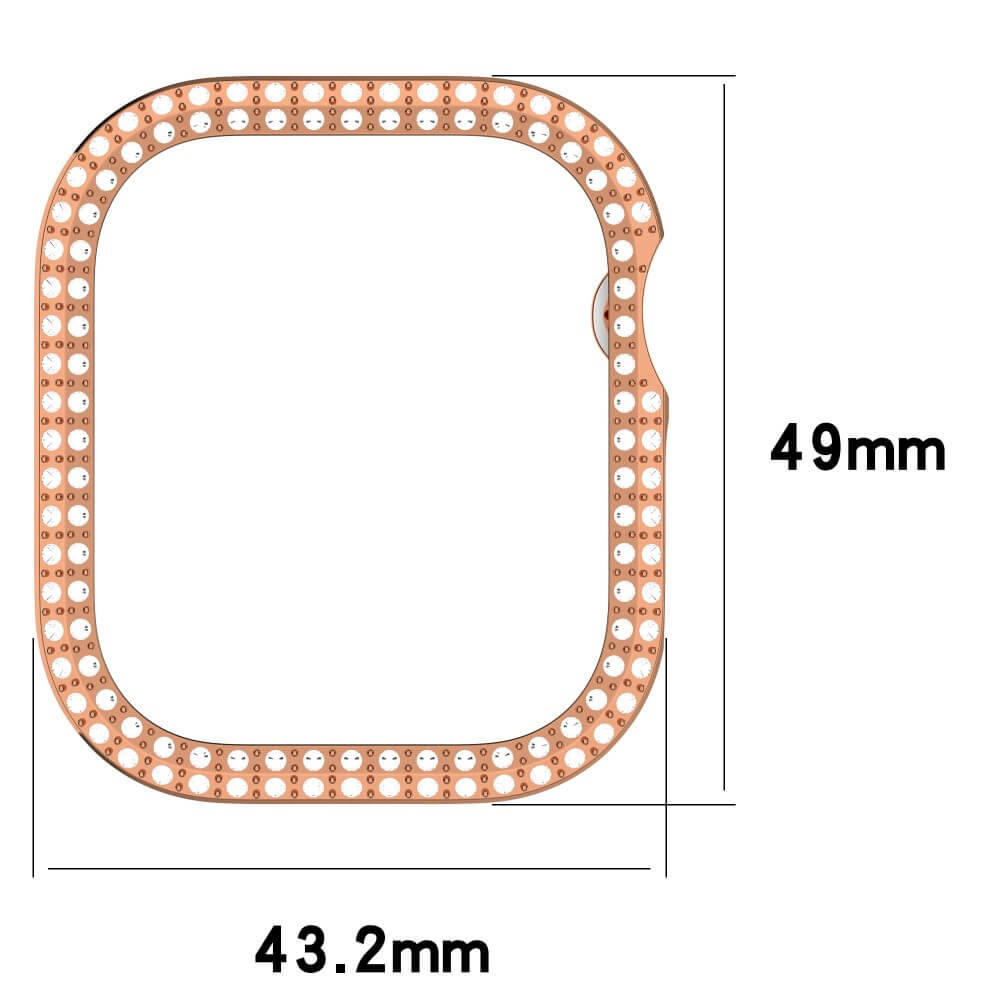 Apple Watch 10 - 46mm - Custodia protettiva con brillantini