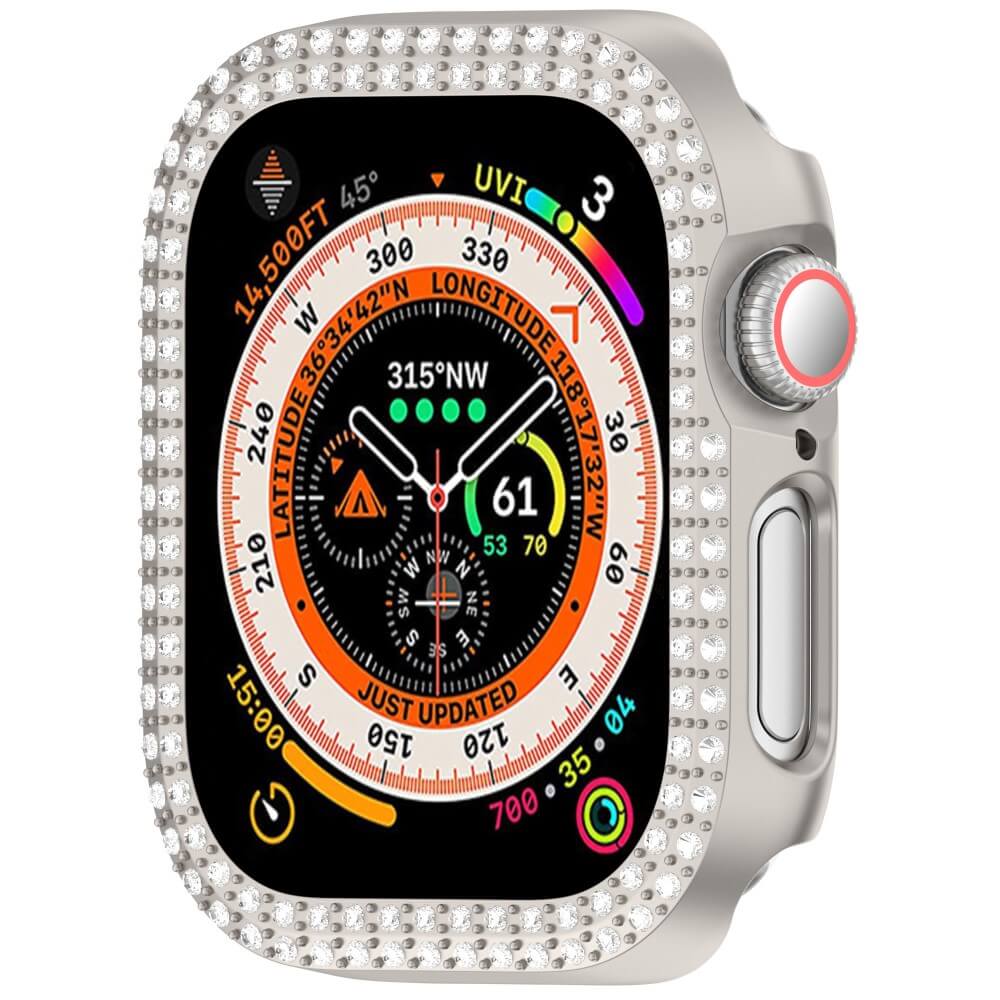 Apple Watch 10 - 46mm - Custodia protettiva con brillantini