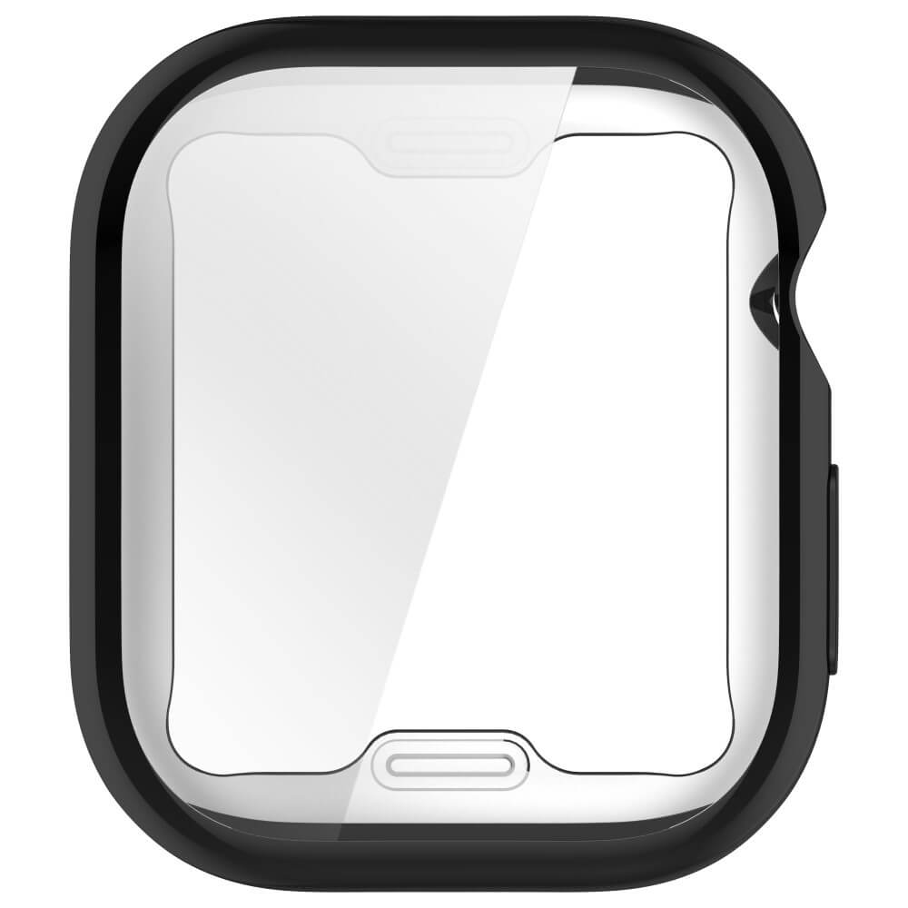 Apple Watch 10 - 42mm - Gummi Schutz Case Metall-Look