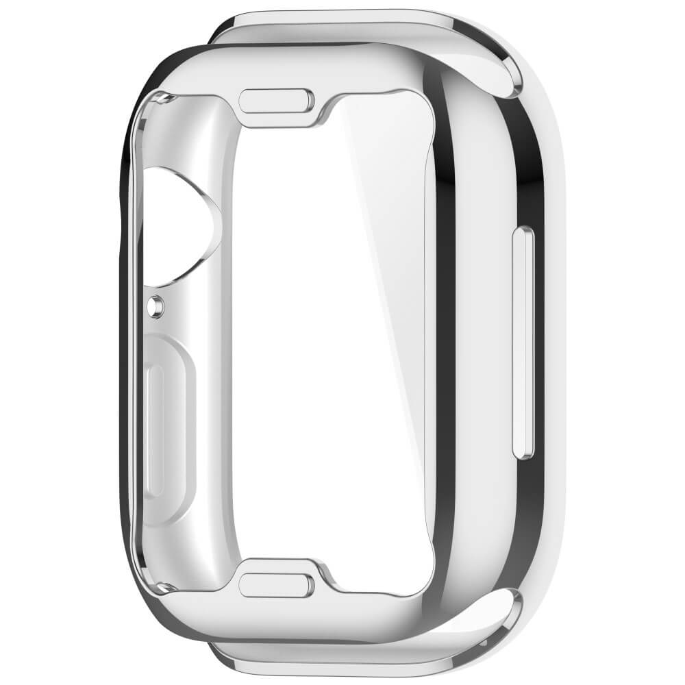 Apple Watch 10 - 42mm - Gummi Schutz Case Metall-Look