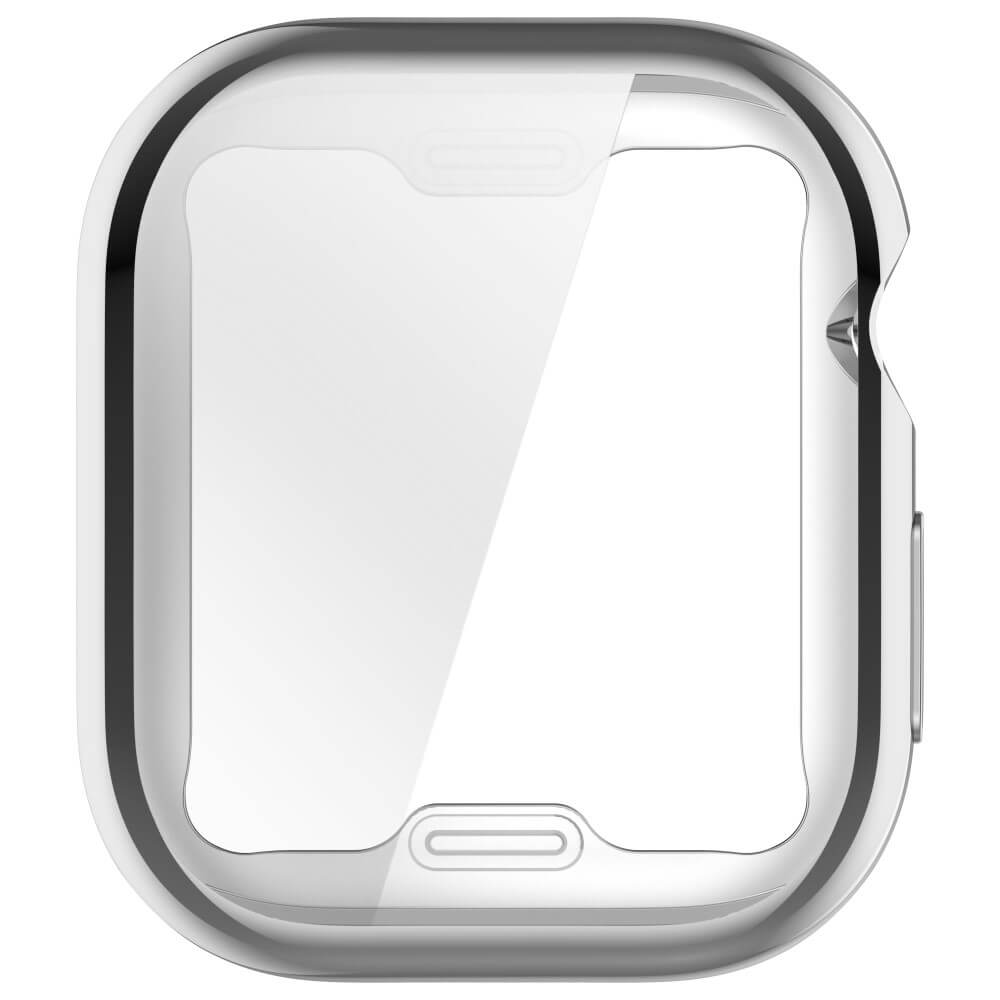 Apple Watch 10 - 42mm - Gummi Schutz Case Metall-Look