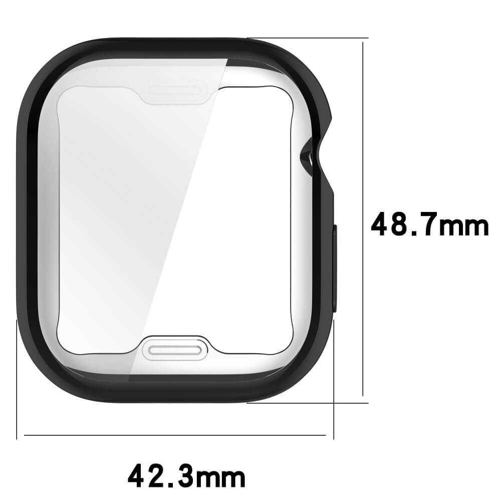 Apple Watch 10 - 46mm - Custodia protettiva in gomma Metal Look